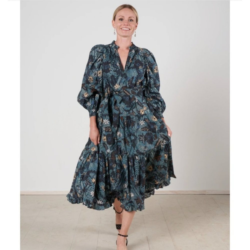 NWOT ULLA JOHNSON dolores dress rainforest U17